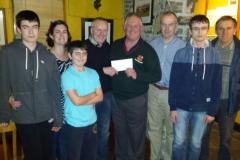 Jamie-Wall-Trust-Cheque-presentation