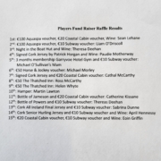 Results of the Raffle - 01/09/2023